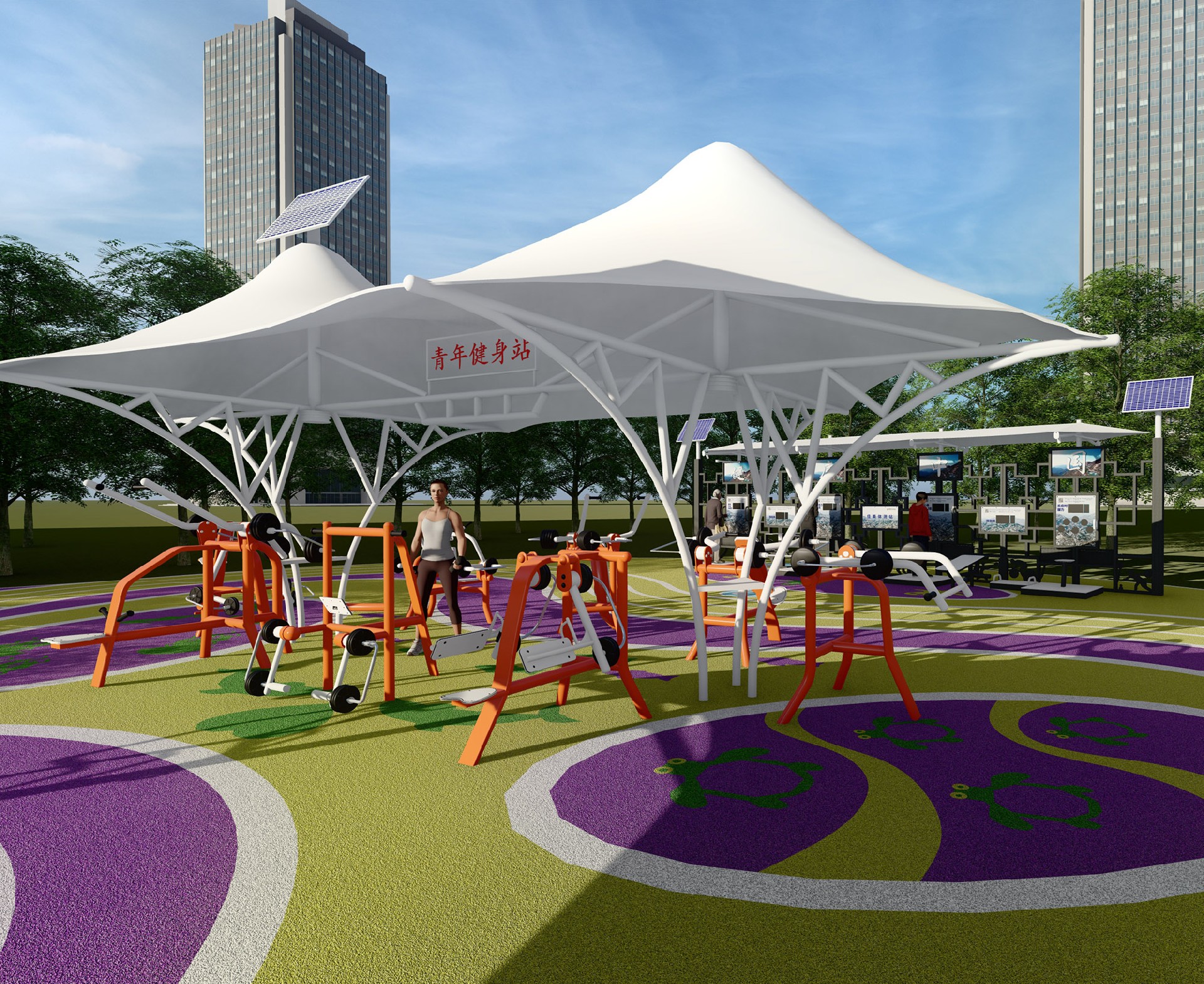 体育公园配置方案2(图2) 体育公园配置方案2(图2)